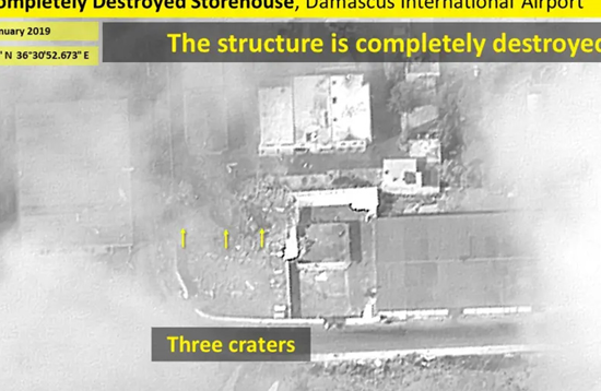 صور لمستودع صواريخ إيرانية استهدفته إسرائيل بدمشق (شاهد)