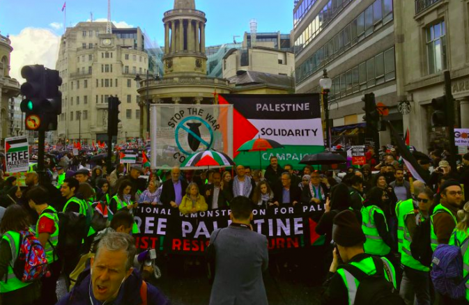 مسيرة ضخمة في لندن إحياء لذكرى النكبة الفلسطينية- (صور وفيديو)