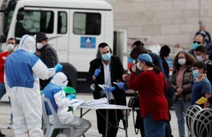 إسرائيل : 425 إصابة جديدة بفيروس كورونا ترفع عدد الإصابات إلى 3460