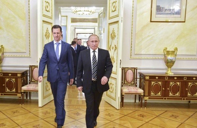 بوتين يستقبل الأسد في موسكو وينتقد وجود القوات الأجنبية في سوريا